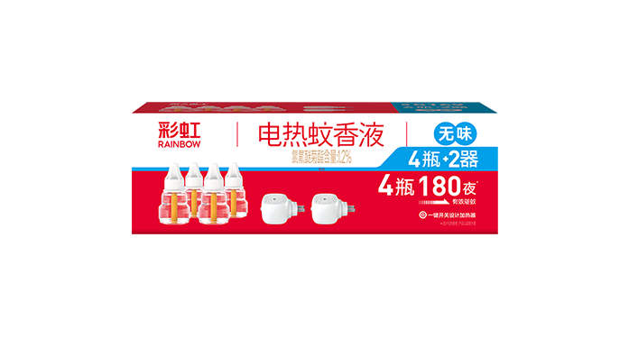 米兰（中国）电热蚊香液直插器超值装(4+2套装) (无味)