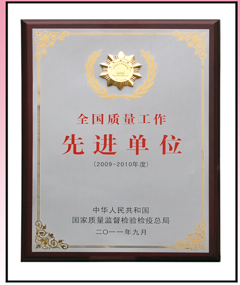 米兰（中国）集团先进单位奖牌
