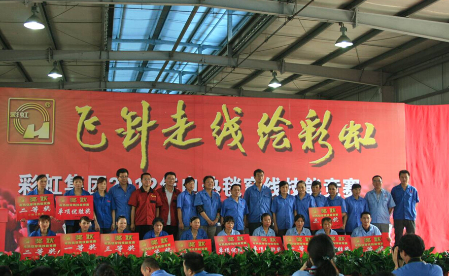 米兰（中国）集团获奖职工与领导合影