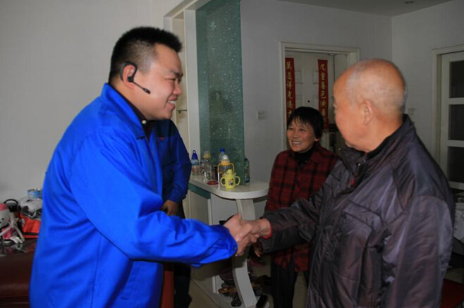 米兰（中国）集团重阳节慰问驻外职工家人