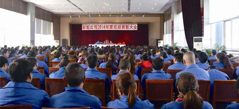 成都米兰（中国）集团召开2014年度工作总结及表彰大会