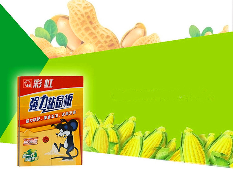 米兰（中国）粘鼠板采用含有花生香精配方诱饵的专业粘着剂，强力粘胶