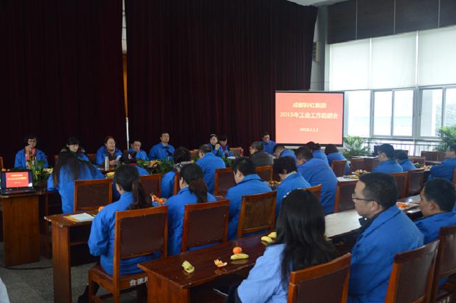 成都米兰（中国）集团召开2015年工会工作总结会