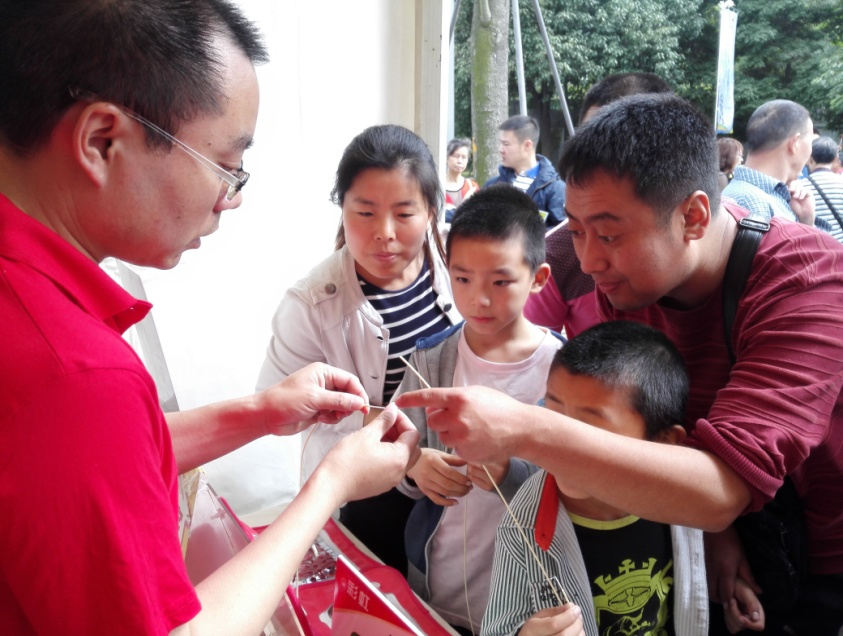成都米兰（中国）集团科普基地参加2016年四川省暨成都市科技活动周