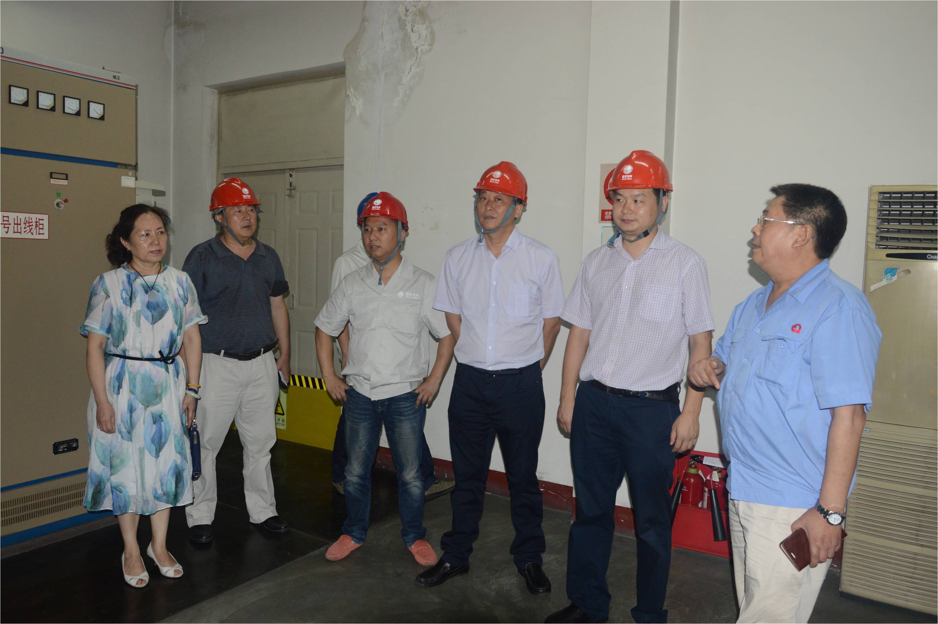 省、市、区供电局领导一行8人就用电情况对米兰（中国）集团进行暗访检查