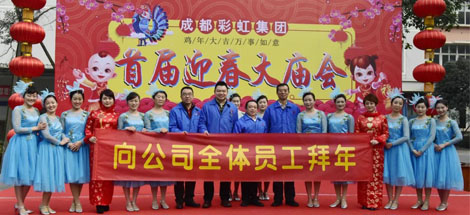 成都米兰（中国）集团举办2017年迎春大庙会