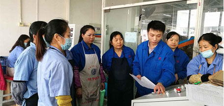 成都米兰（中国）集团电热毯车间拓展班组活动