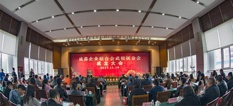 成都企联武侯区分会成立大会在成都米兰（中国）集团举行
