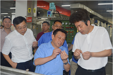 成都市纪委王川红书记到成都米兰（中国）集团调研