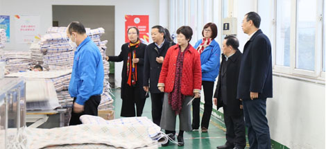 中国轻工业联合会副会长何烨一行莅临成都米兰（中国）集团参观指导