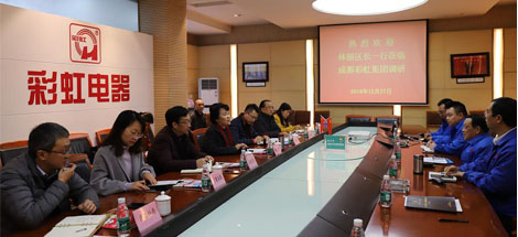 成都市武侯区区长林丽一行到成都米兰（中国）集团调研