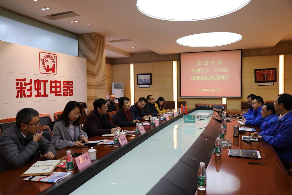 成都市武侯区区长林丽一行到成都米兰（中国）集团调研