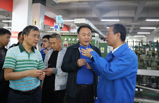 天津市宝坻区政协领导莅临成都米兰（中国）集团参观调研