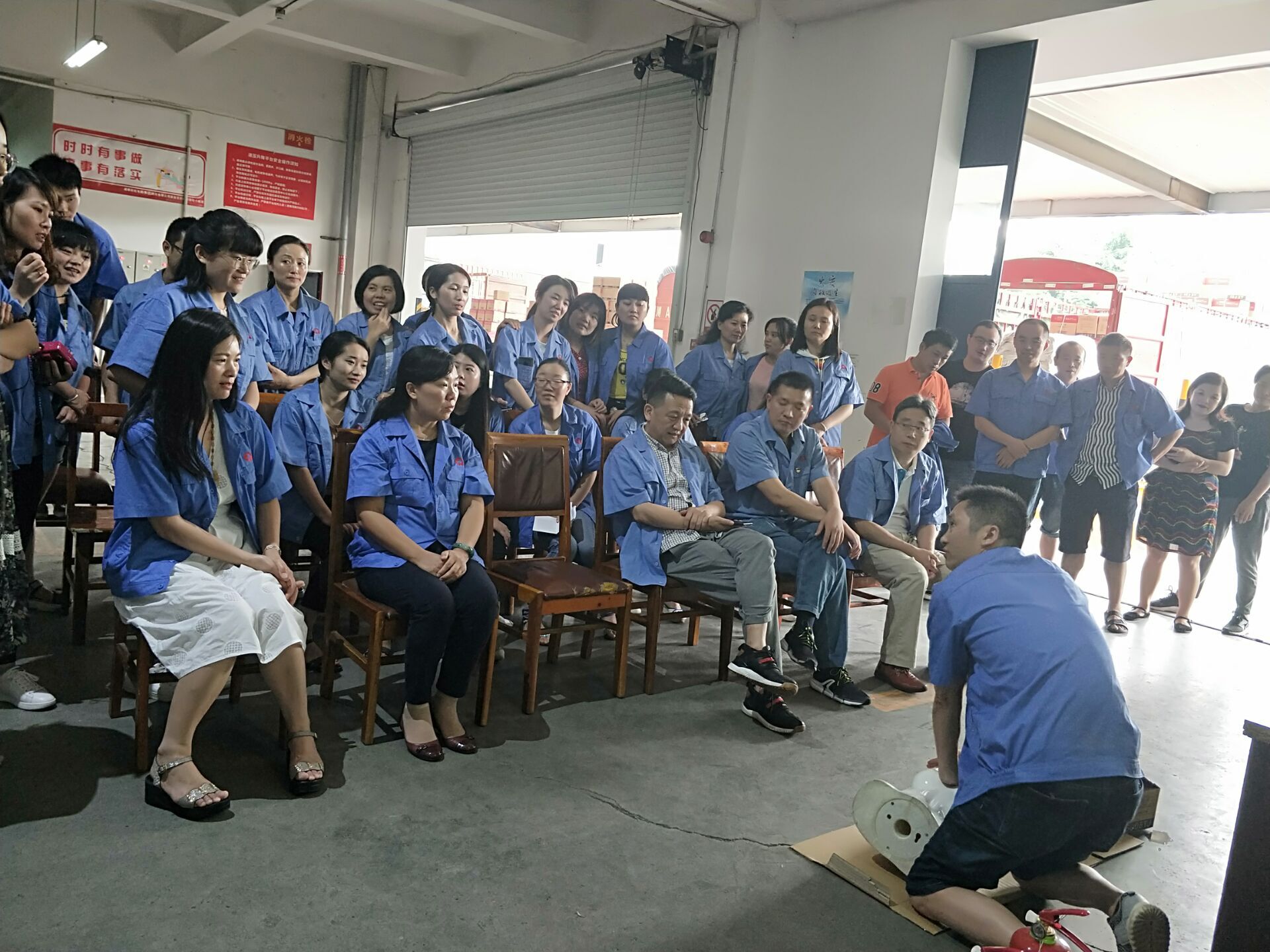 成都米兰（中国）集团营销中心消防培训及演练