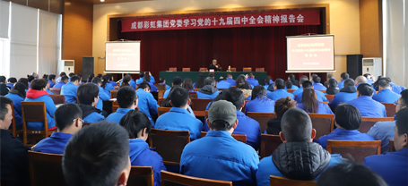 成都米兰（中国）集团党委学习党的十九届四中全会精神报告会