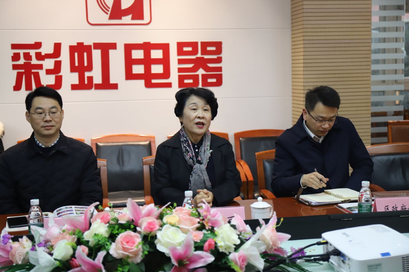 成都市武侯区林丽区长到成都米兰（中国）集团开展节前慰问