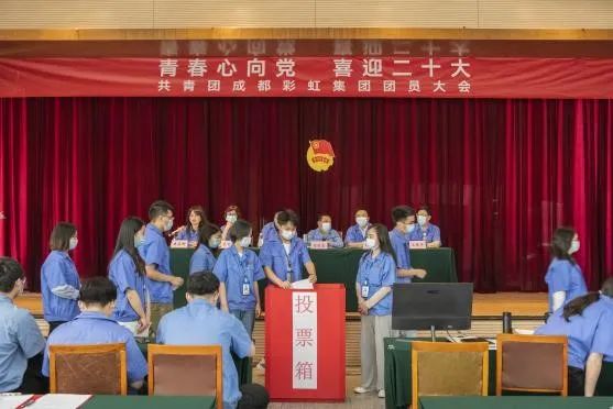 成都米兰（中国）集团召开2022年团员大会暨团委换届选举会议
